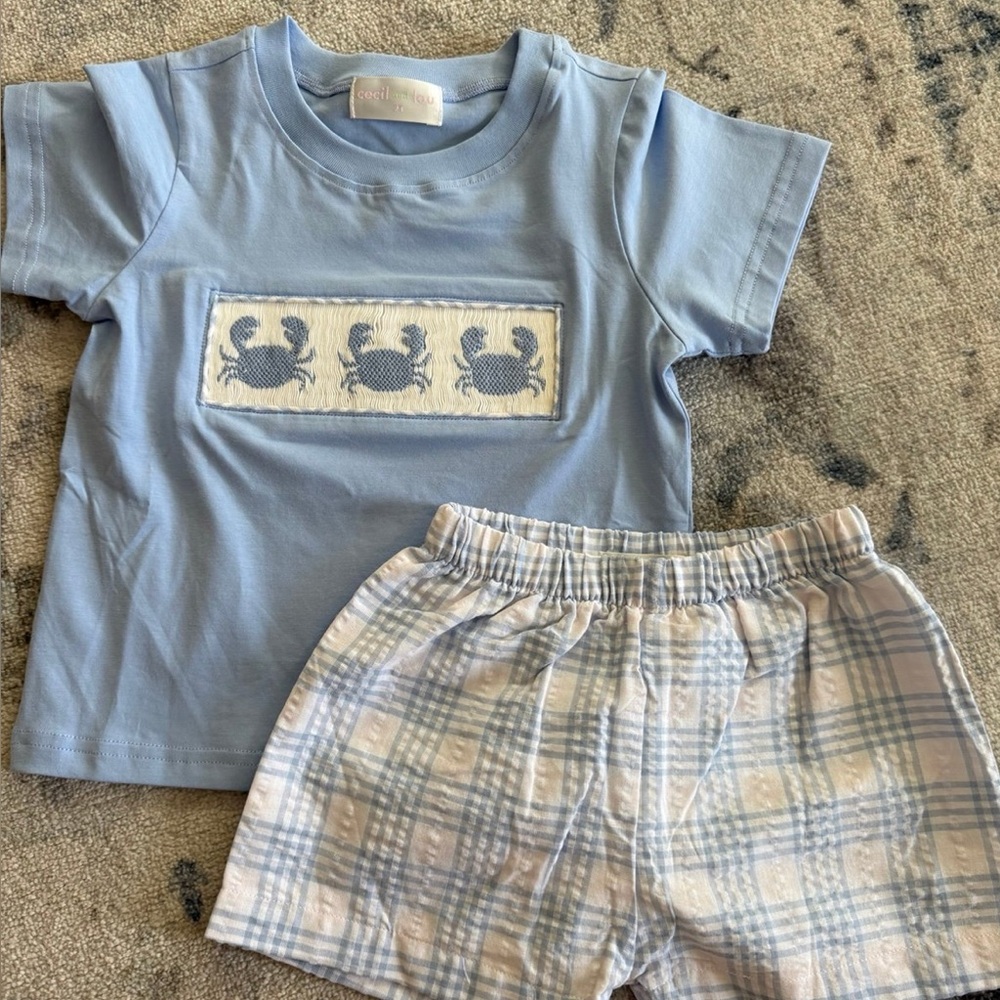 Blue Crab Kids Matching Set